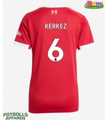Liverpool Milos Kerkez #6 Hemmatröja Kvinnor 2025-26 Kortärmad